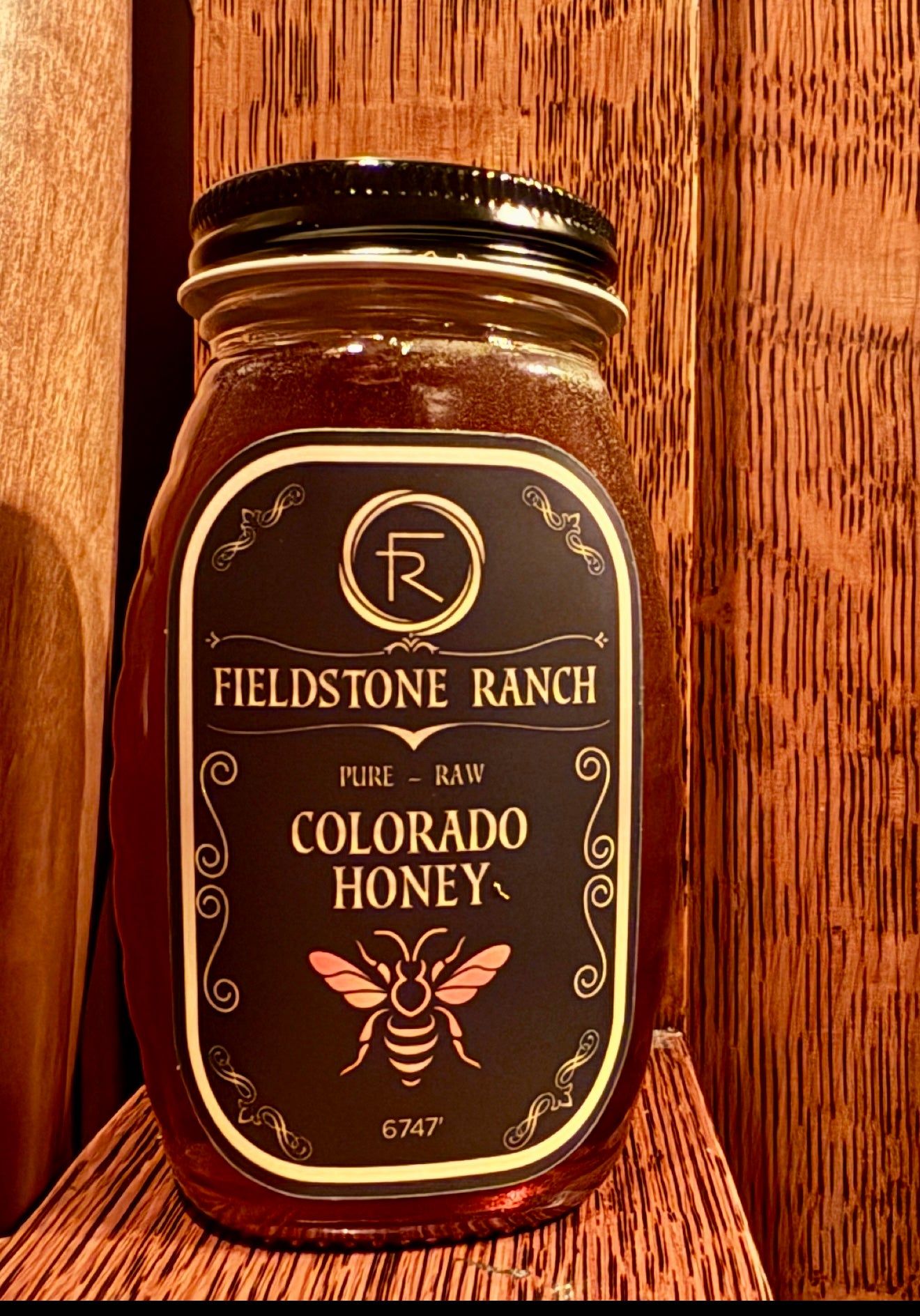 Fieldstone Ranch Honey - 16 oz Jar